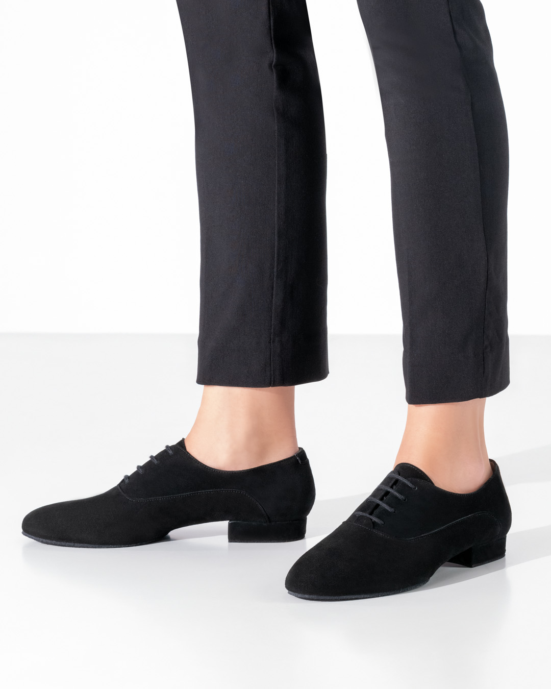 Zapato de danza de entrenamiento con suela dividida en piel de ante para cordones de Werner Kern
