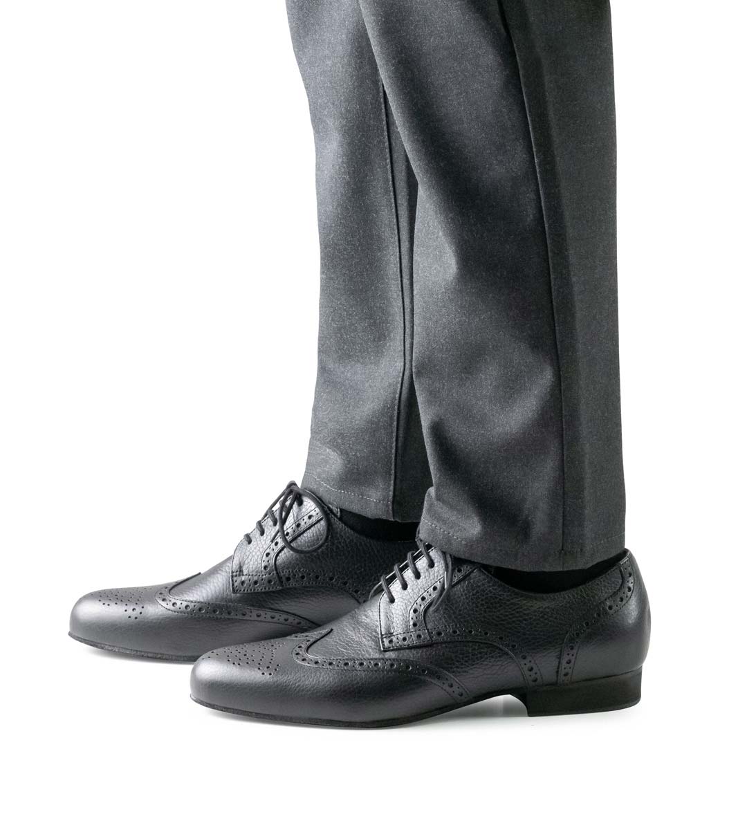 Tarento Ansicht von der Seite des Werner Kern Herrentanzschuhes mit 2 cm Absatzhöhe