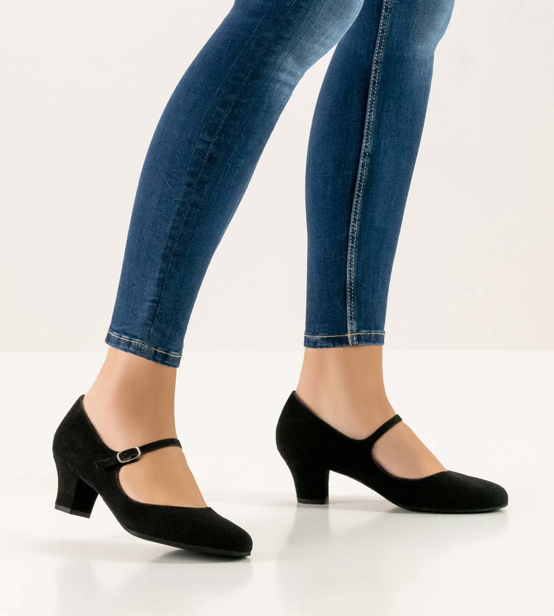 Ashley geschlossener Werner Kern Damentanzschuh in schwarz