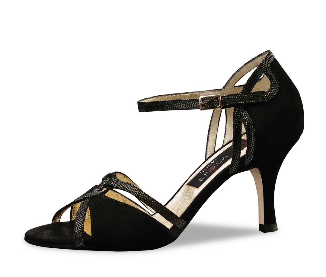 Christina offener Nueva Epoca Damentanzschuh mit Ledersohle