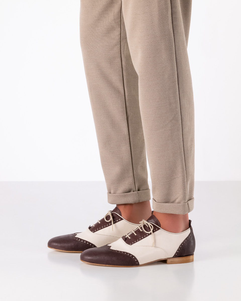 Werner Kern Carrara - Herren Tanzschuhe in Beige/Bordo, nachhaltig gegerbtes Ziegenleder für fantastisch weichen Tragekomfort, äußerst flexibel und bequem mit 4xFach Schnürung für sicheren Halt, fantastisch bequeme Absatzhöhe von 1,5 cm