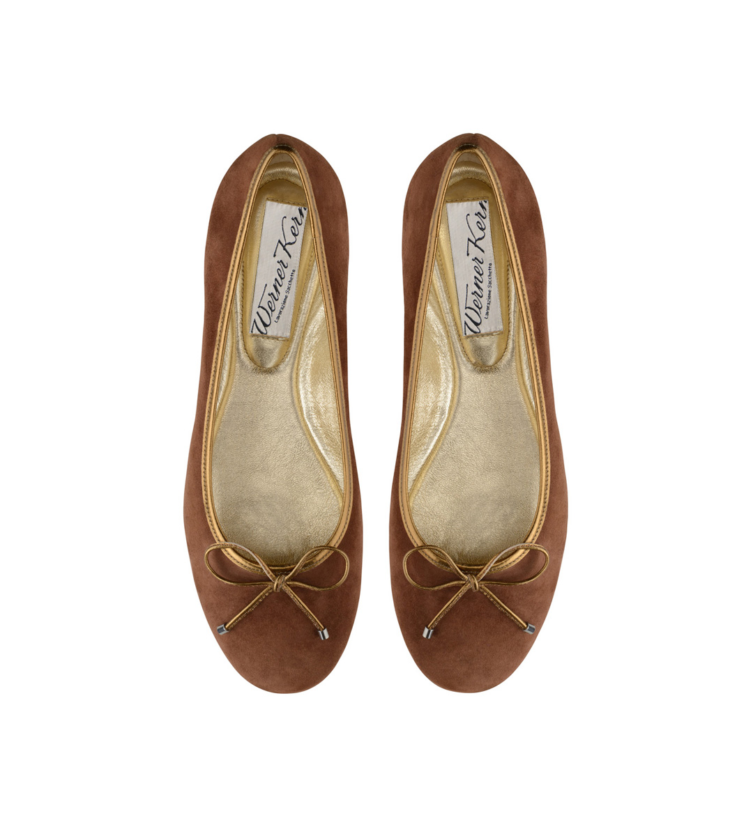 Ballerina Fee - Werner Kern Ballerina Kupferfarbener Ballerina Fee aus weichem Ziegenvelour gefertigt in Italien