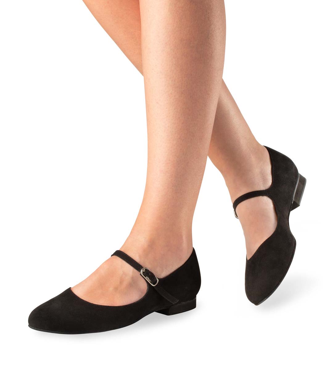 Vega Tanz Ballerinas mit flachem Absatz am Fuß