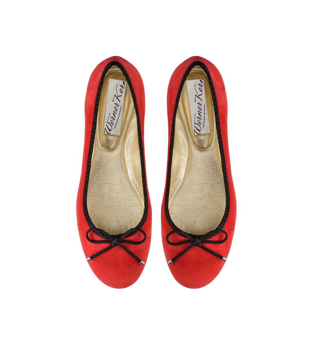 Ballerina Baia - Werner Kern Ballerinas Roter Ballerina von Werner Kern aus feinstem Wildleder