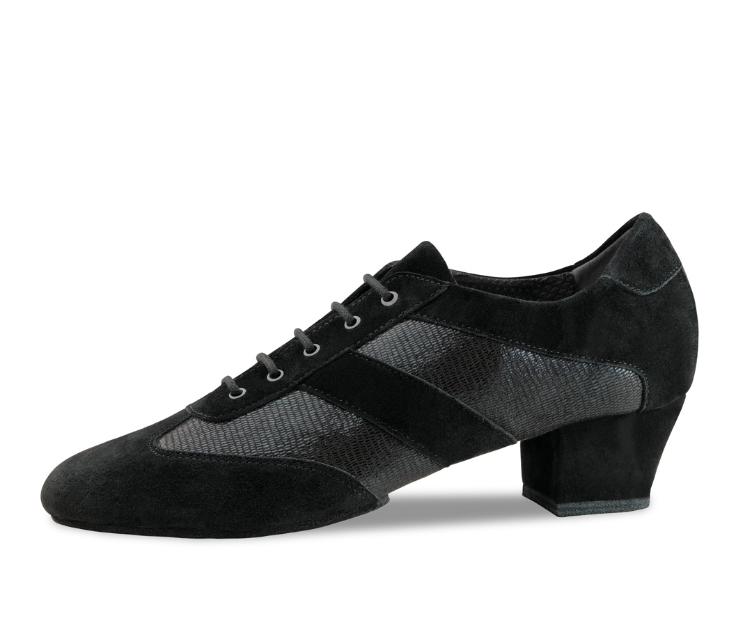 Sandrine Sportlich-eleganter Trainingstanzsneaker mit geteilter Sohle und 3,5 cm Absatz aus Leder von Anna Kern.