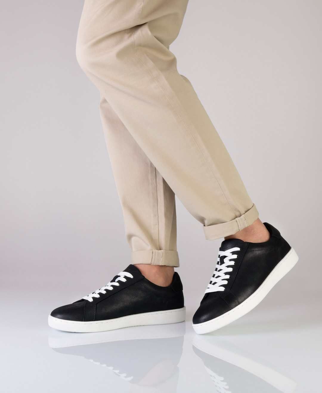 Suny Tanzsneaker 7410 aus schwarzem Nappaleder