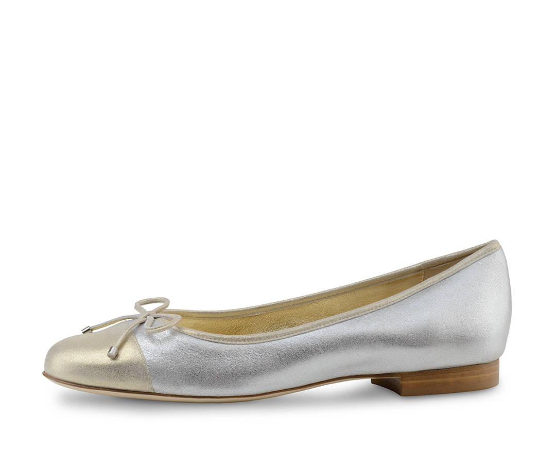 Gea Ballerina aus samt weichen Glanzvelour
