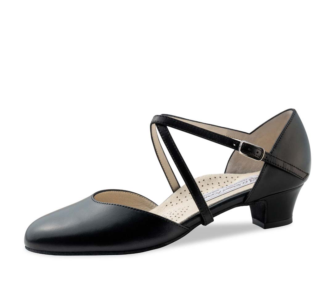 Felice Tanzschuh für Damen in Nappa schwarz von Werner Kern