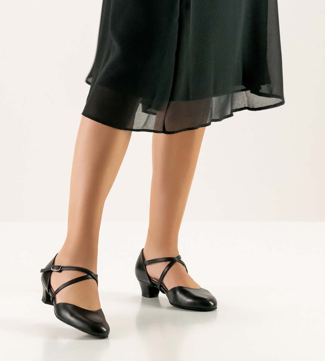 Felice Tanzschuh für Damen in Nappa schwarz von Werner Kern