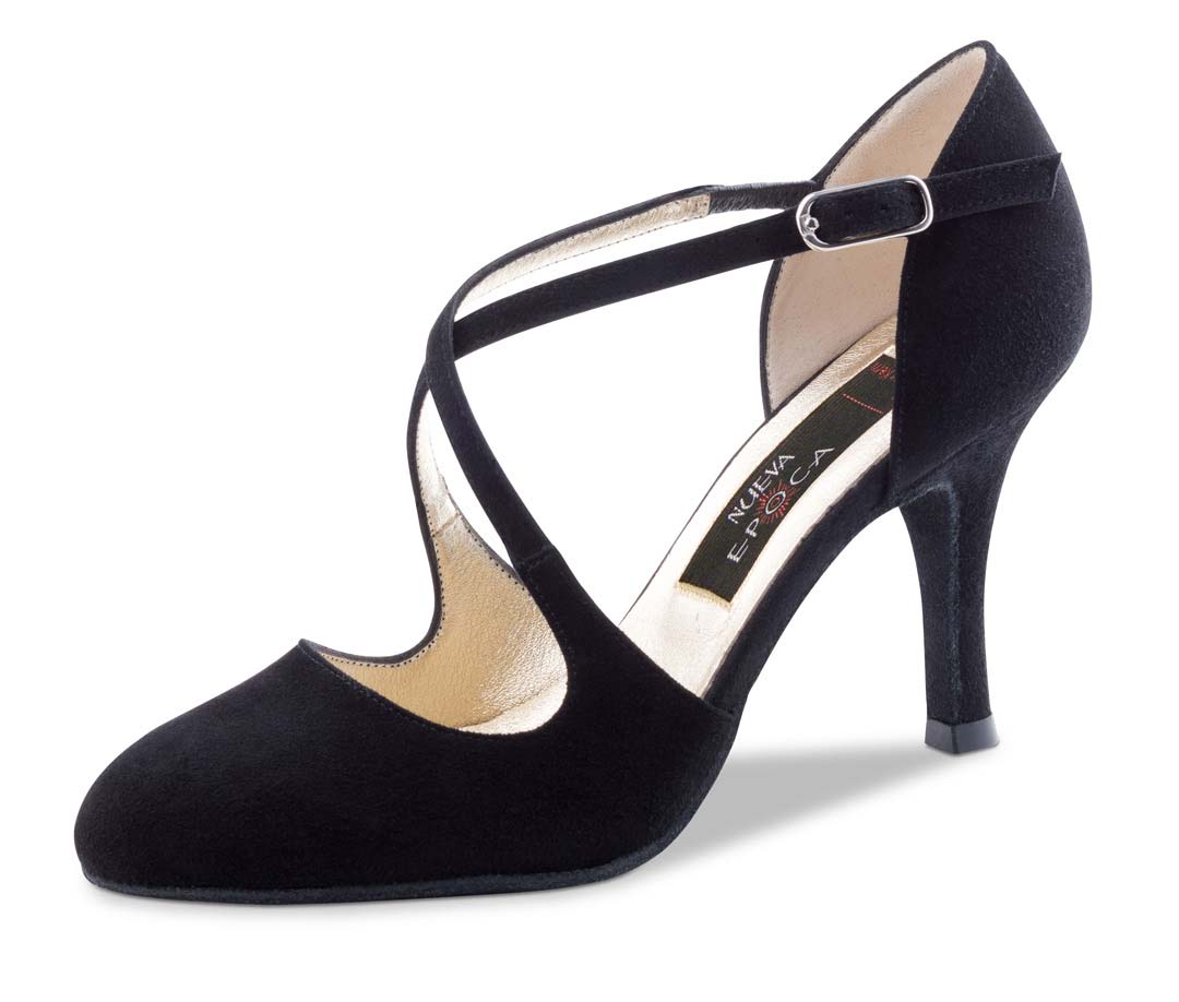 Serena Geschlossener Nueva Epoca Damentanzschuh in schwarz