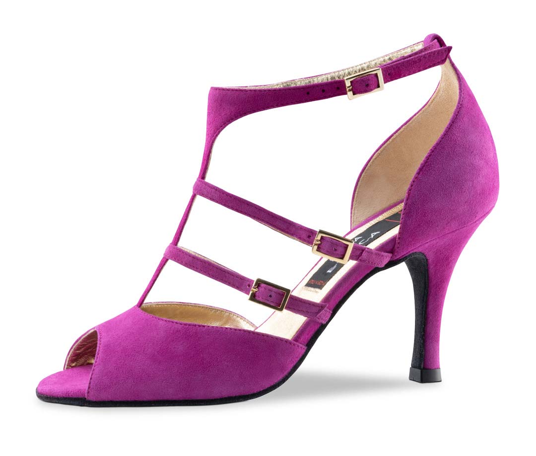 Filia offener Damentanzschuh von Nueva Epoca in fuchsia