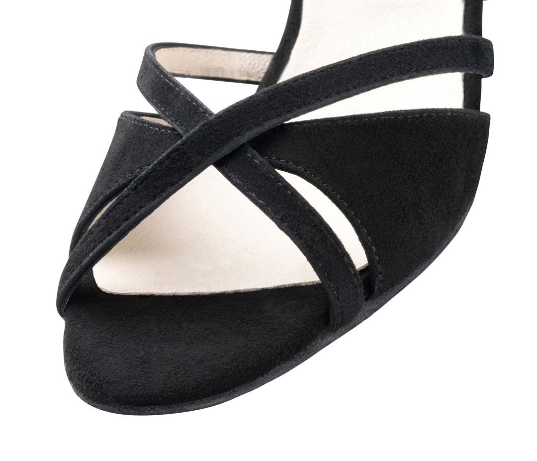 Elsa Ansicht der Riemchen im Vorfußbereich von Werner Kern Damentanzschuh