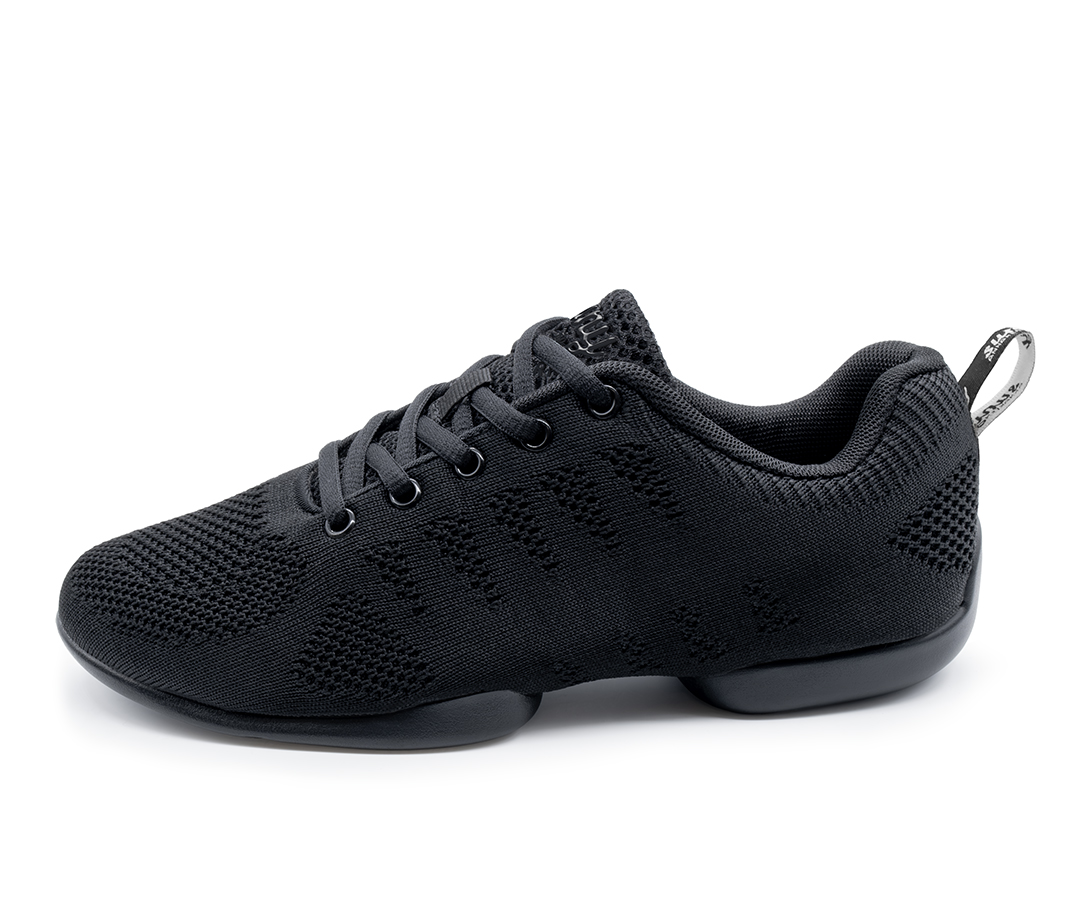 Zapatillas de baile para mujeres negras para bailes en línea de Suny