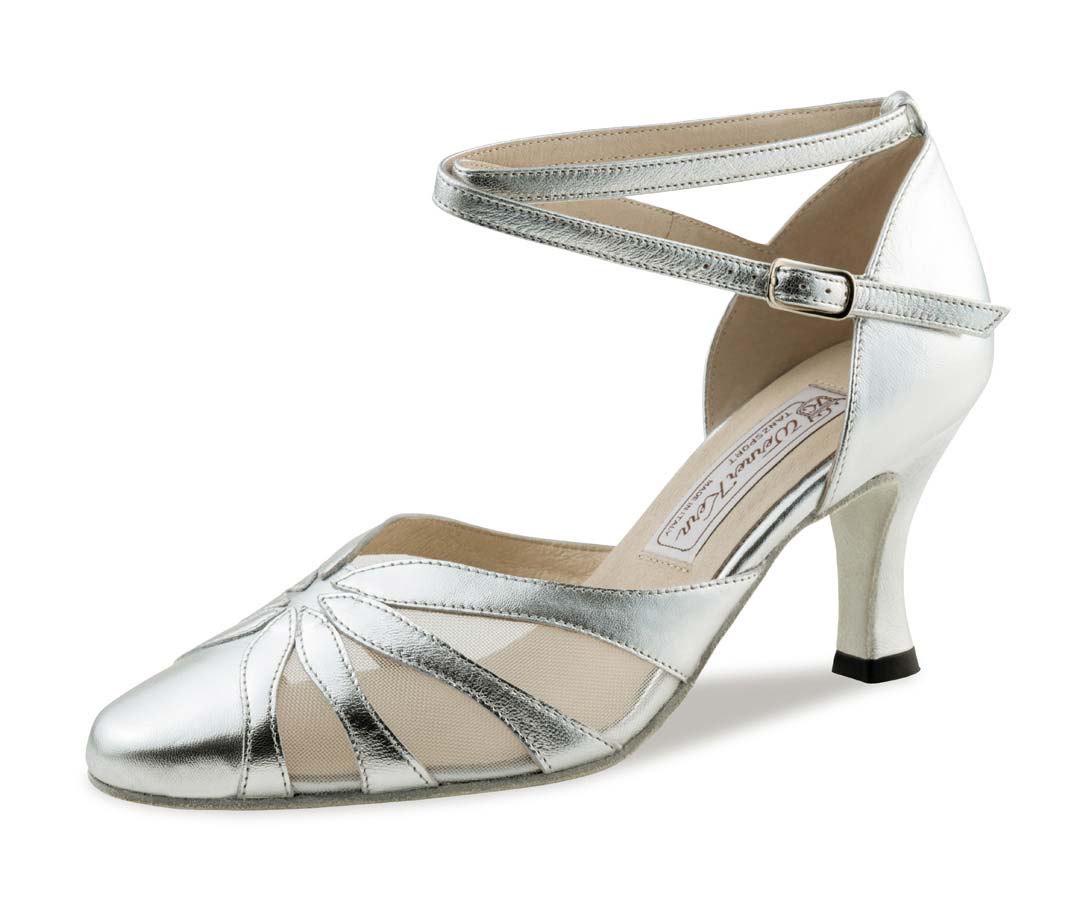 Linda mit Mesh unterlegter gechlossener Werner Kern Damentanzschuh