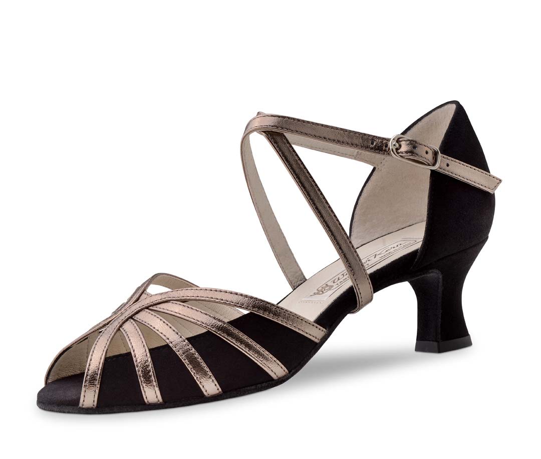 Swantje offener Werner Kern Damentanzschuh in schwarz