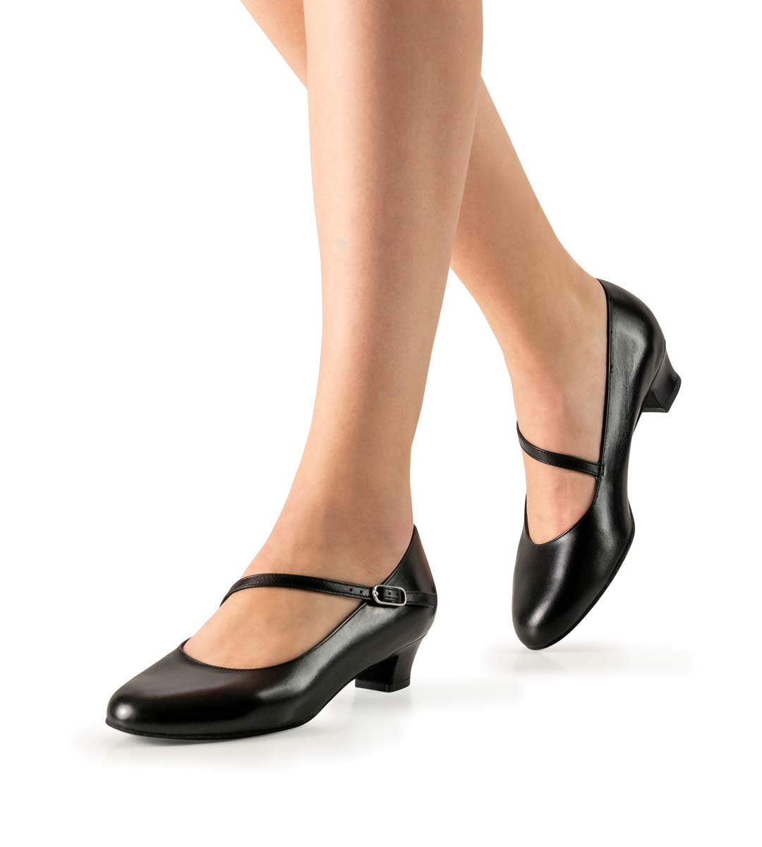 Cindy Damentanzschuh in Nappa schwarz von Werner Kern
