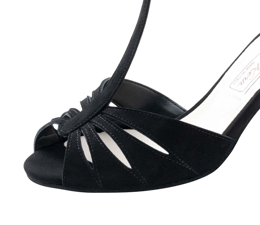 Dalia T - Steg Ansicht von Werner Kern Damentanzschuh in schwarz
