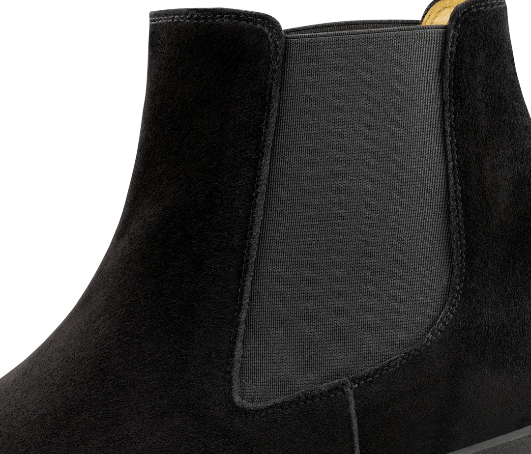 Elastikeinsatz bei Herrentanzschuh