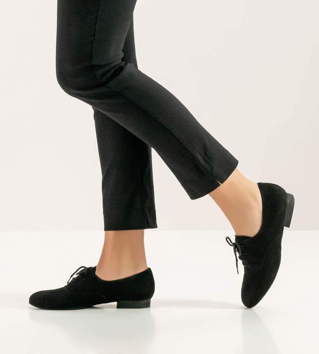 Franca schwarz Werner Kern Damentanzschuh zum Schnüren