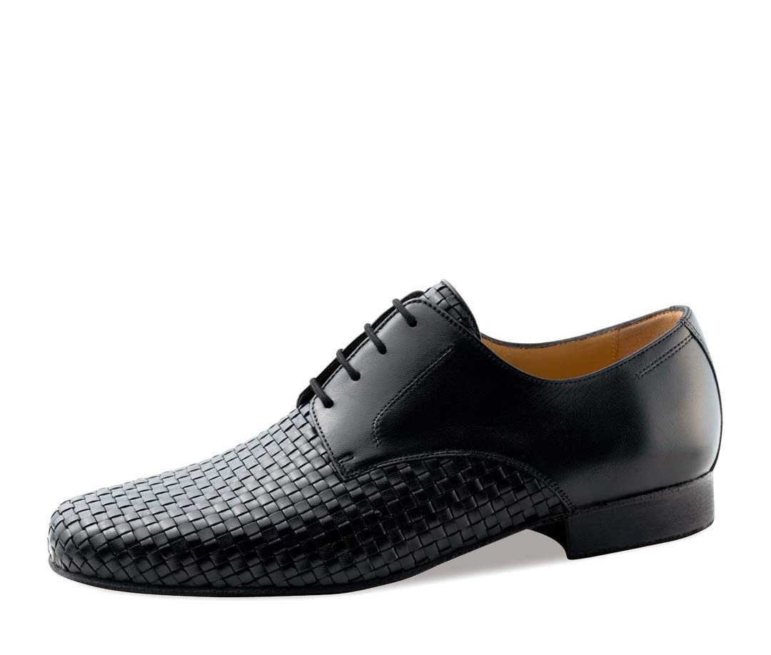 Como geflochtener Herrentanzschuh von Werner Kern in schwarz