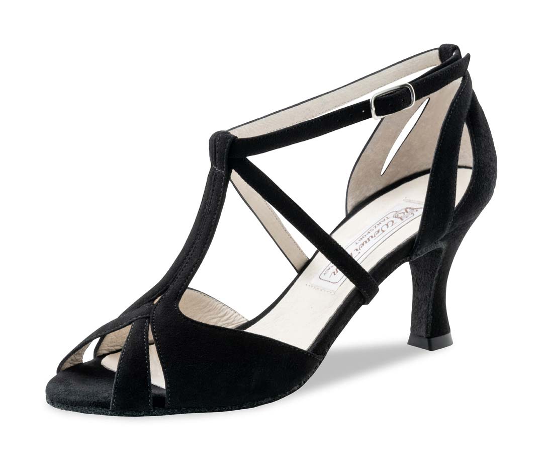 Francis Salsa Damentanzschuh von Werner Kern in schwarz