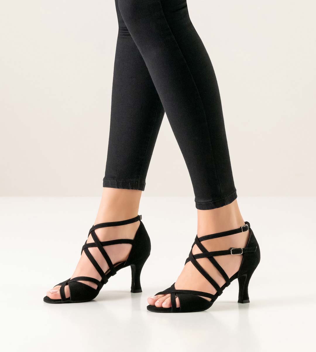 Irina schmaler Werner Kern Salsa Damentanzschuh offen