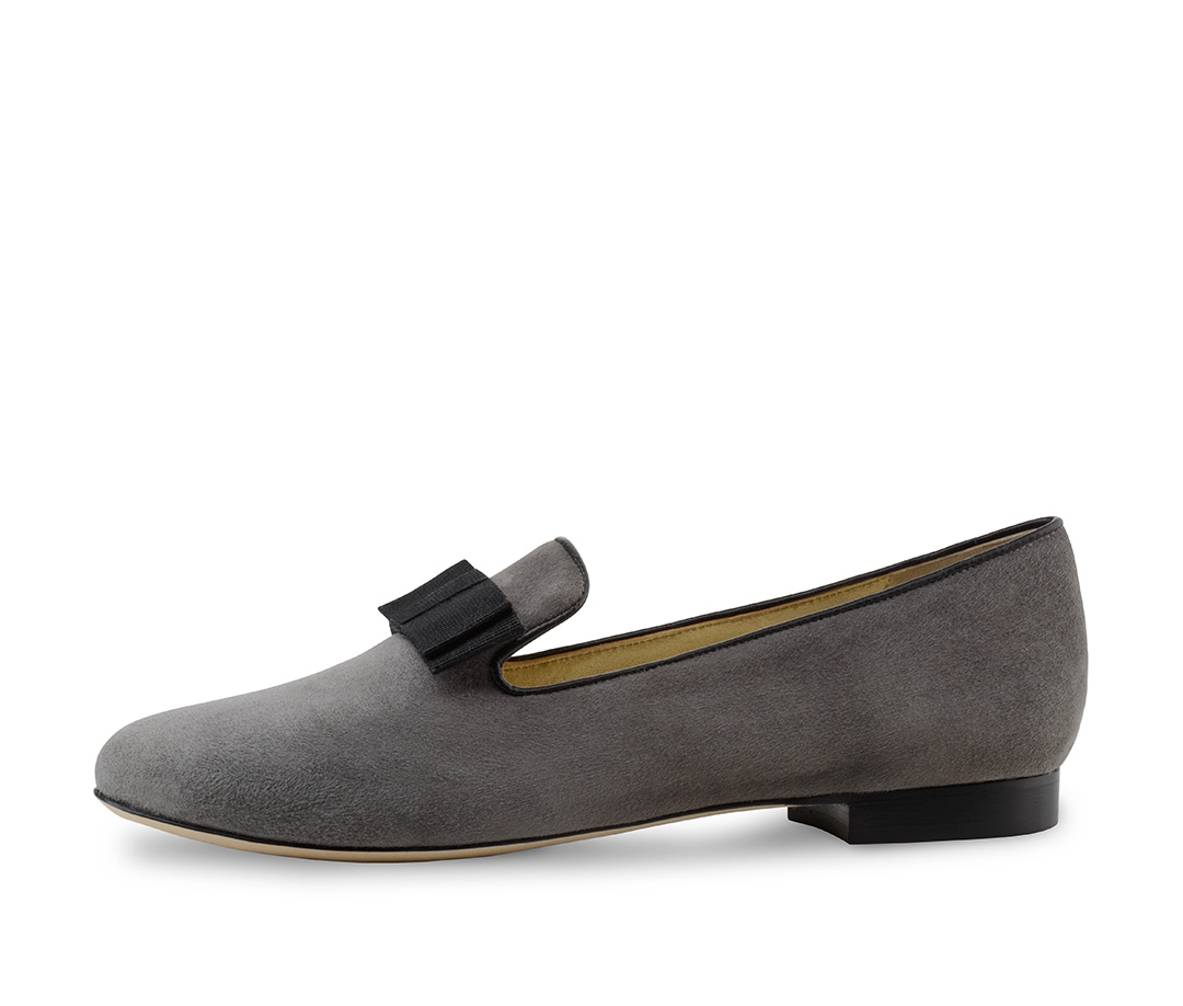 Loafer Mag - Werner Kern Ballerinas Grauer Loafer Mag von Werner Kern aus feinem Wildleder