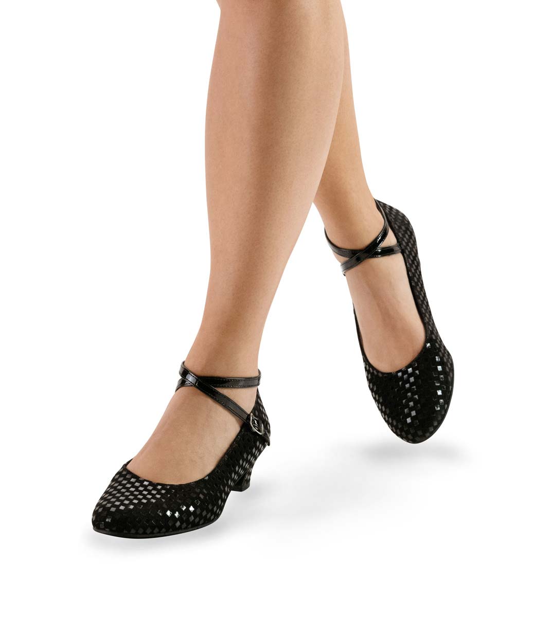 Alice Flacher Werner Kern Damentanzschuh mit Karomuster