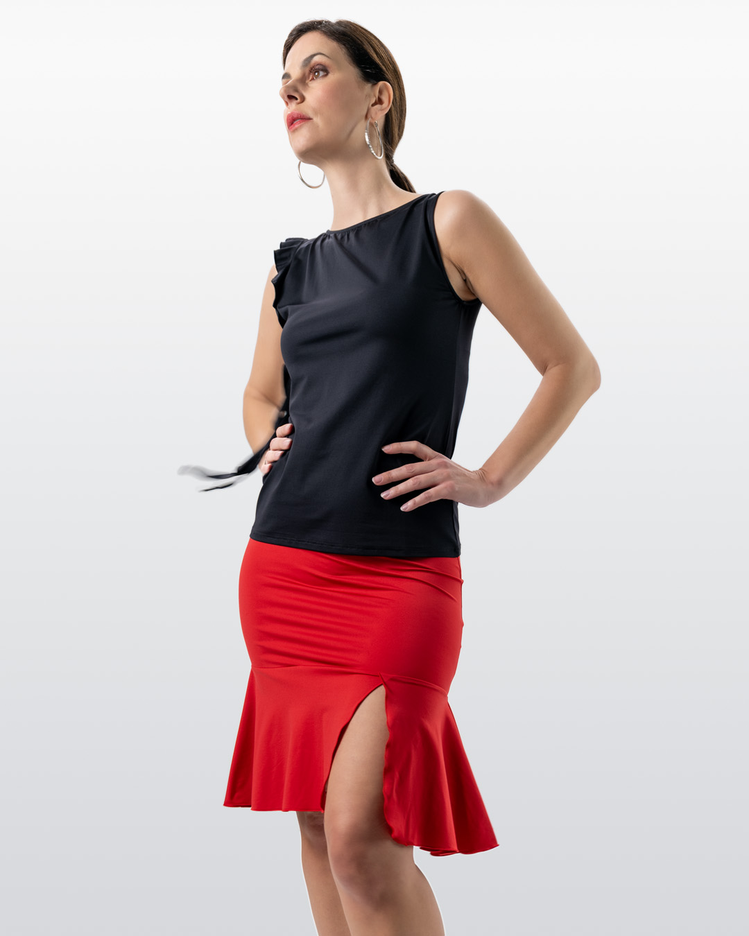 Top de baile de material suave de Werner Kern