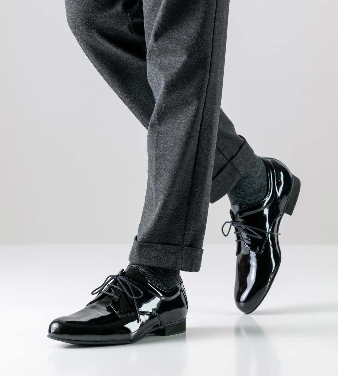 Arezzo Standard Herrentanzschuh von Werner Kern in schwarzem Lack