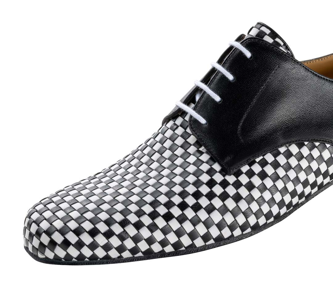 Cordoba Detailansicht der Flechtung vom Nueva Epoca Herrentanzschuh