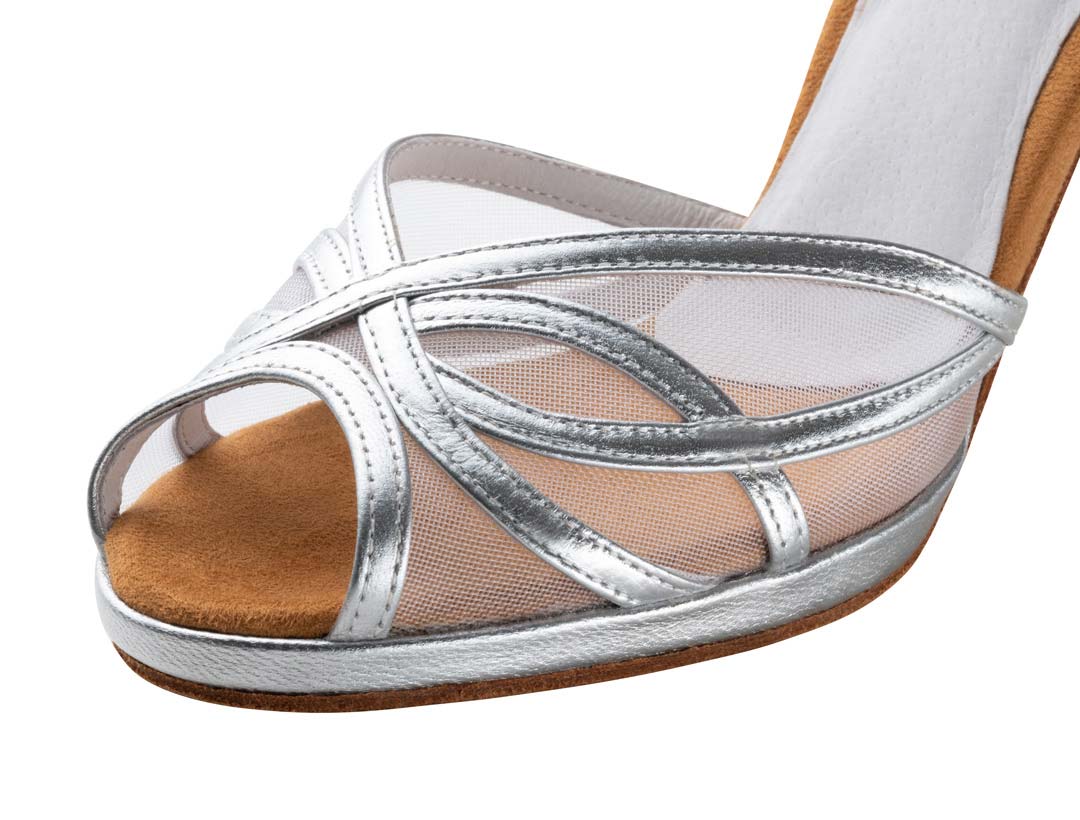 950 Silber Anna Kern Bachata Damentanzschuh mit Detailansicht