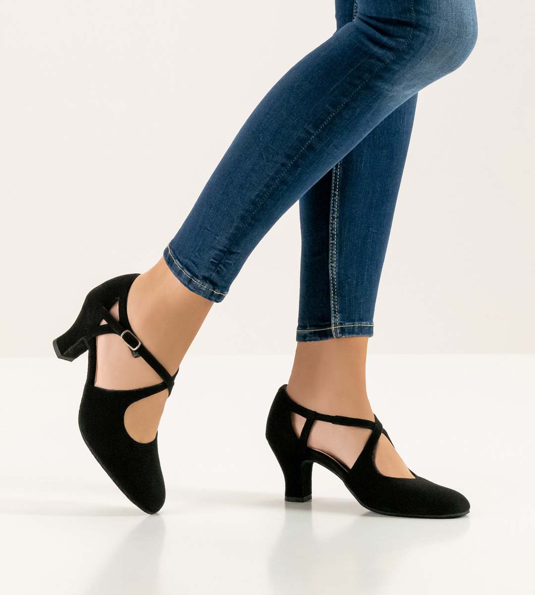 Gala Geschlossener Werner Kern Damentanzschuh in schwarz