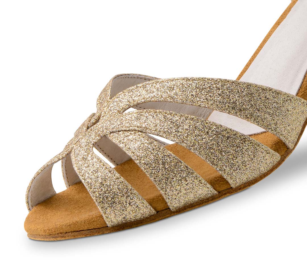 750 Ansicht von vorne im Detail von Anna Kern Damentanzschuh